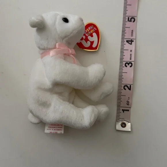 2003 Lullaby the Lamb BASKET Beanie Baby - Picture 3 of 9